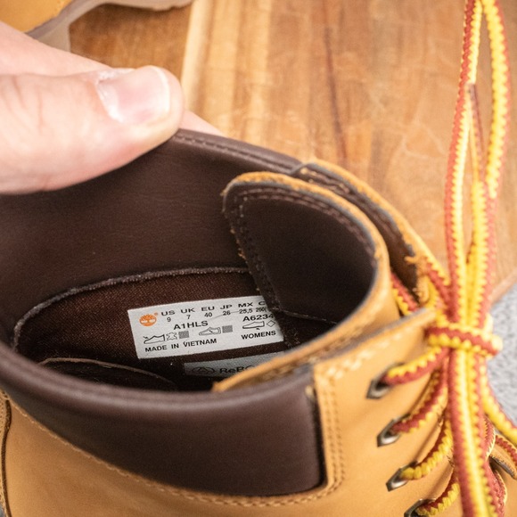 Women's Timberland Allington Mid Lace-Up Boot. Size 9 A1HLS A6334 Brown Leather - Picture 5 of 7